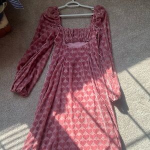 For love and lemons Nikki heart midi dress